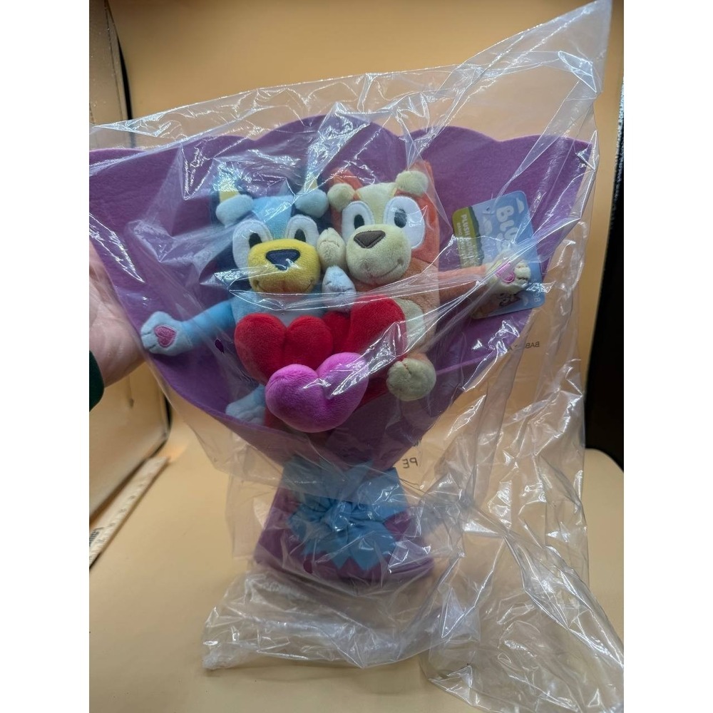 Bluey‎ And Bingo Plush Bouquet Valentines Gift New With Tags Stuffed Set Ruz NEW
